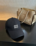 Miu Miu Color-Block Baseball Cap
